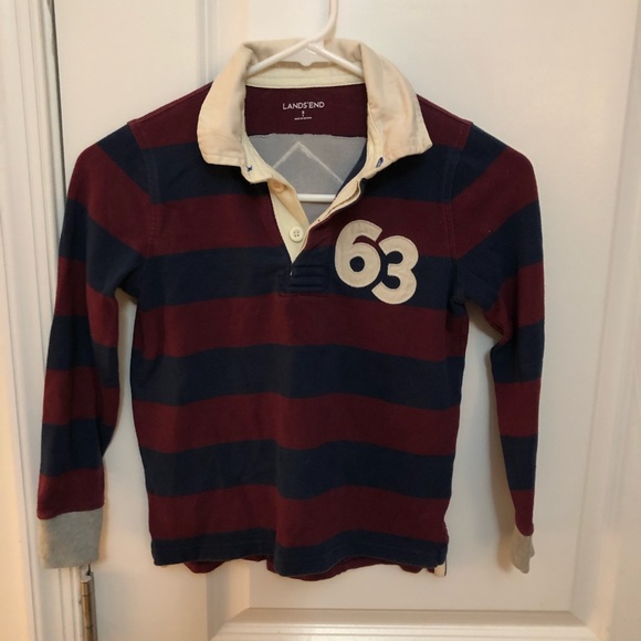 Lands' End Shirts & Tops Lands End Rugby Shirt Size 7 Poshmark